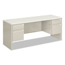 HON® wholesale. HON® 38000 Series Kneespace Credenza, 72w X 24d X 29.5h, Silver Mesh-light Gray. HSD Wholesale: Janitorial Supplies, Breakroom Supplies, Office Supplies.