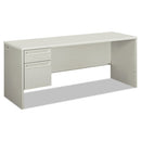 HON® wholesale. HON® 38000 Series Single Pedestal Credenza, 72w X 24d X 29.5h, Left, Silver-gray. HSD Wholesale: Janitorial Supplies, Breakroom Supplies, Office Supplies.