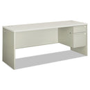 HON® wholesale. HON® 38000 Series Single Pedestal Credenza, 72w X 24d X 29.5h, Right, Silver-gray. HSD Wholesale: Janitorial Supplies, Breakroom Supplies, Office Supplies.