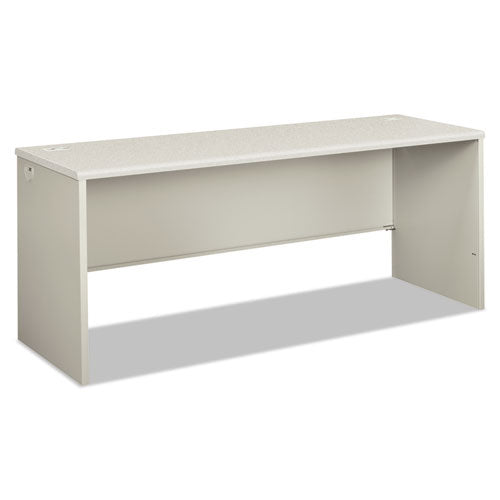 HON® wholesale. HON® 38000 Series Desk Shell, 72" X 24" X 30", Light Gray-silver. HSD Wholesale: Janitorial Supplies, Breakroom Supplies, Office Supplies.