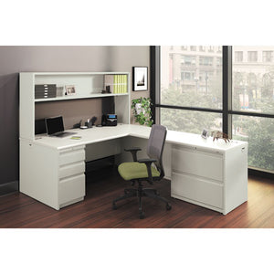 HON® wholesale. HON® 38000 Series Desk Shell, 60" X 30" X 30", Light Gray-silver. HSD Wholesale: Janitorial Supplies, Breakroom Supplies, Office Supplies.