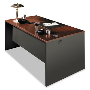 HON® wholesale. HON® 38000 Series Desk Shell, 60" X 30" X 29.5", Mahogany-charcoal. HSD Wholesale: Janitorial Supplies, Breakroom Supplies, Office Supplies.