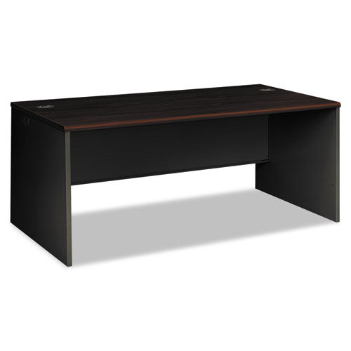 HON® wholesale. HON® 38000 Series Desk Shell, 72" X 36" X 29.5", Mahogany-charcoal. HSD Wholesale: Janitorial Supplies, Breakroom Supplies, Office Supplies.