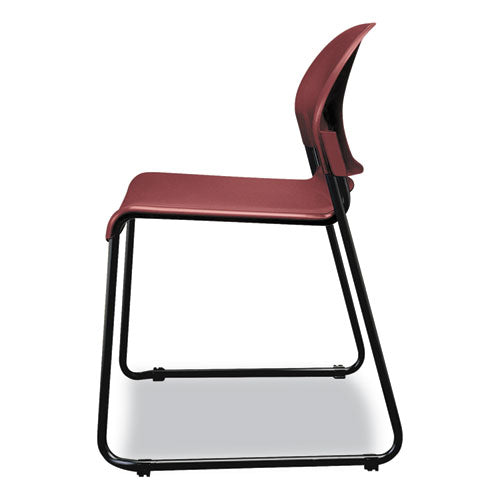 HON® wholesale. HON® Gueststacker High Density Chairs, Mulberry Seat-mulberry Back, Black Base, 4-carton. HSD Wholesale: Janitorial Supplies, Breakroom Supplies, Office Supplies.