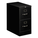 HON® wholesale. HON® 510 Series Two-drawer Full-suspension File, Letter, 15w X 25d X 29h, Black. HSD Wholesale: Janitorial Supplies, Breakroom Supplies, Office Supplies.