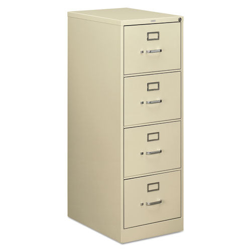 HON® wholesale. HON® 510 Series Four-drawer Full-suspension File, Legal, 18.25w X 25d X 52h, Putty. HSD Wholesale: Janitorial Supplies, Breakroom Supplies, Office Supplies.