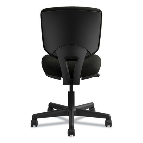 HON® wholesale. HON® Volt Series Leather Task Chair, Supports Up To 250 Lbs., Black Seat-black Back, Black Base. HSD Wholesale: Janitorial Supplies, Breakroom Supplies, Office Supplies.