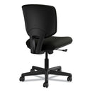 HON® wholesale. HON® Volt Series Leather Task Chair, Supports Up To 250 Lbs., Black Seat-black Back, Black Base. HSD Wholesale: Janitorial Supplies, Breakroom Supplies, Office Supplies.