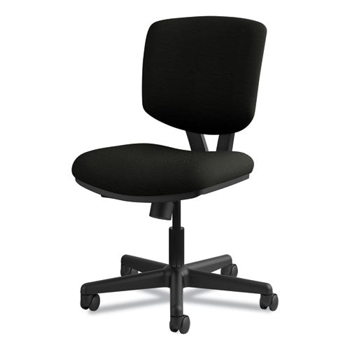 HON® wholesale. HON® Volt Series Leather Task Chair, Supports Up To 250 Lbs., Black Seat-black Back, Black Base. HSD Wholesale: Janitorial Supplies, Breakroom Supplies, Office Supplies.