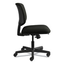 HON® wholesale. HON® Volt Series Leather Task Chair, Supports Up To 250 Lbs., Black Seat-black Back, Black Base. HSD Wholesale: Janitorial Supplies, Breakroom Supplies, Office Supplies.