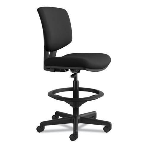 HON® wholesale. HON® Volt Series Adjustable Task Stool, 32.38" Seat Height, Supports Up To 275 Lbs., Black Seat-black Back, Black Base. HSD Wholesale: Janitorial Supplies, Breakroom Supplies, Office Supplies.