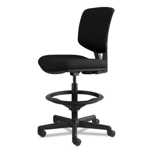 HON® wholesale. HON® Volt Series Adjustable Task Stool, 32.38" Seat Height, Supports Up To 275 Lbs., Black Seat-black Back, Black Base. HSD Wholesale: Janitorial Supplies, Breakroom Supplies, Office Supplies.