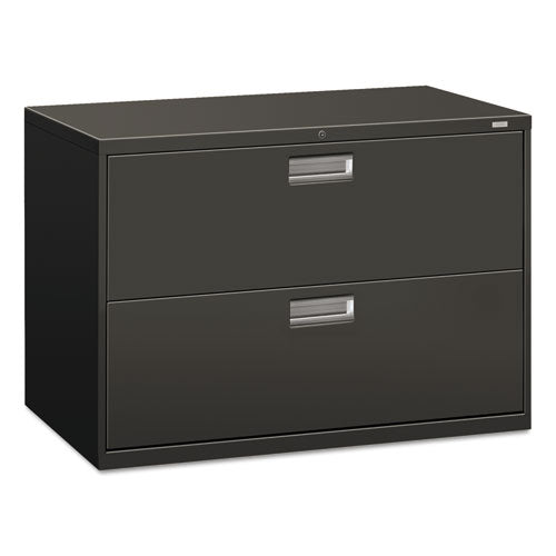 HON® wholesale. HON® 600 Series Two-drawer Lateral File, 42w X 18d X 28h, Light Gray. HSD Wholesale: Janitorial Supplies, Breakroom Supplies, Office Supplies.