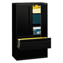 HON® wholesale. HON® 700 Series Lateral File With Storage Cabinet, 42w X 18d X 64.25h, Black. HSD Wholesale: Janitorial Supplies, Breakroom Supplies, Office Supplies.