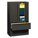 HON® wholesale. HON® 700 Series Lateral File With Storage Cabinet, 42w X 18d X 64.25h, Charcoal. HSD Wholesale: Janitorial Supplies, Breakroom Supplies, Office Supplies.