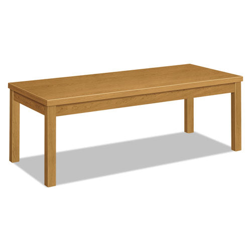 HON® wholesale. HON® Laminate Occasional Table, Rectangular, 48w X 20d X 16h, Harvest. HSD Wholesale: Janitorial Supplies, Breakroom Supplies, Office Supplies.