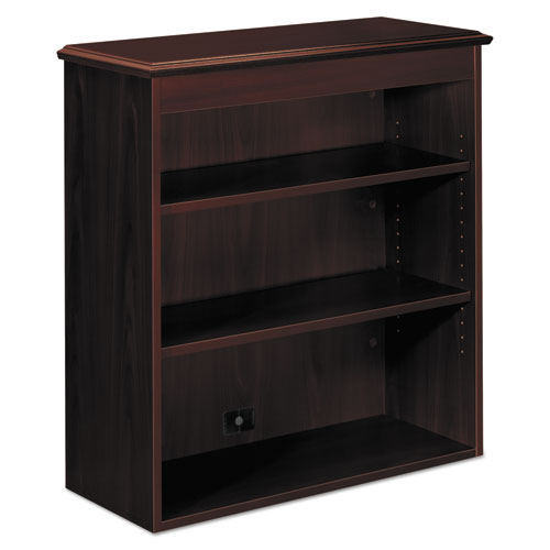 HON® wholesale. HON® 94000 Series Bookcase Hutch, 35.75w X 14.31d X 37h, Mahogany. HSD Wholesale: Janitorial Supplies, Breakroom Supplies, Office Supplies.