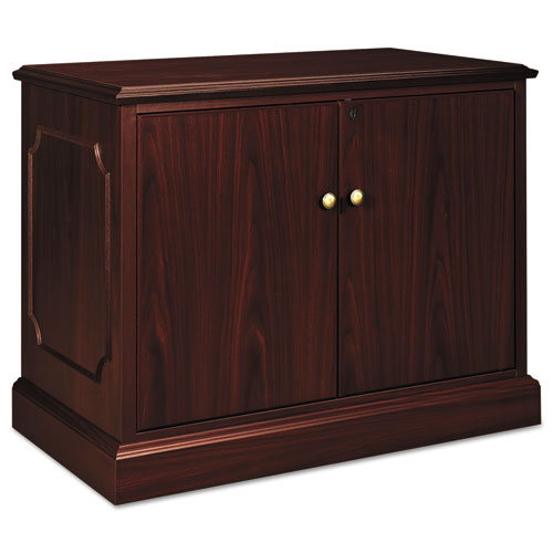 HON® wholesale. HON® 94000 Series Storage Cabinet, 37-1-2w X 20-1-2d X 29-1-2h, Mahogany. HSD Wholesale: Janitorial Supplies, Breakroom Supplies, Office Supplies.