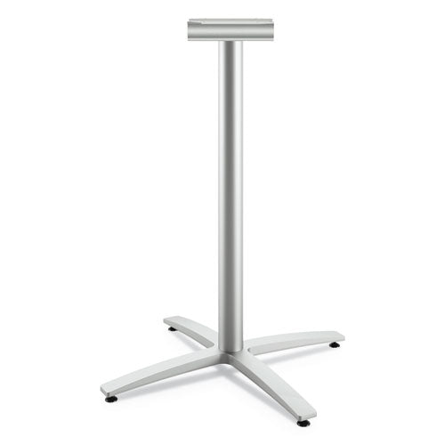 HON® wholesale. HON® Between Standing-height X-base For 42" Table Tops, Silver. HSD Wholesale: Janitorial Supplies, Breakroom Supplies, Office Supplies.