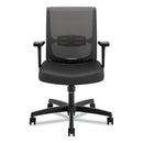 HON® wholesale. HON® Convergence Mid-back Task Chair With Swivel-tilt Control, Supports Up To 275 Lbs, Vinyl, Black Seat-back, Black Base. HSD Wholesale: Janitorial Supplies, Breakroom Supplies, Office Supplies.
