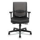 HON® wholesale. HON® Convergence Mid-back Task Chair With Syncho-tilt Control, Supports Up To 275 Lbs, Black Seat, Black Back, Black Base. HSD Wholesale: Janitorial Supplies, Breakroom Supplies, Office Supplies.