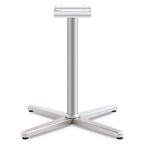 HON® wholesale. HON® Arrange X-leg Base For 42-48" Tops, 32w X 32d X 28h, Silver. HSD Wholesale: Janitorial Supplies, Breakroom Supplies, Office Supplies.