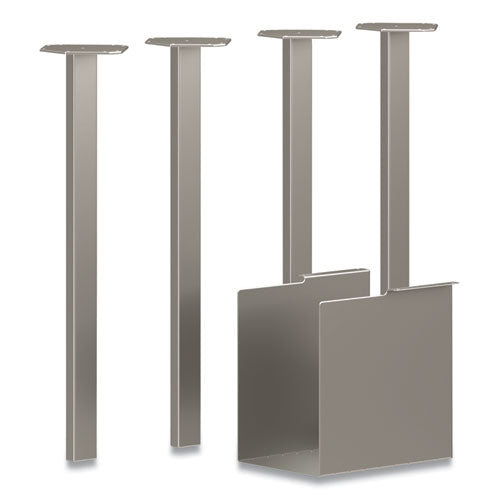 HON® wholesale. HON® Coze Table Legs, 5.75 X 28, Silver, 4-pack. HSD Wholesale: Janitorial Supplies, Breakroom Supplies, Office Supplies.