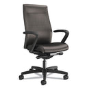 HON® wholesale. HON® Ignition 2.0 Upholstered Mid-back Task Chair, Supports Up To 300 Lbs., Black Seat, Black Back, Black Base. HSD Wholesale: Janitorial Supplies, Breakroom Supplies, Office Supplies.