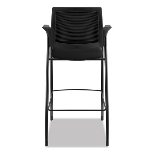 HON® wholesale. HON® Ignition 2.0 Ilira-stretch Mesh Back Cafe Height Stool, Supports Up To 300 Lbs., Black Seat-black Back, Black Base. HSD Wholesale: Janitorial Supplies, Breakroom Supplies, Office Supplies.