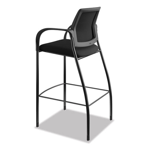 HON® wholesale. HON® Ignition 2.0 Ilira-stretch Mesh Back Cafe Height Stool, Supports Up To 300 Lbs., Black Seat-black Back, Black Base. HSD Wholesale: Janitorial Supplies, Breakroom Supplies, Office Supplies.