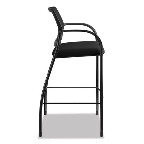 HON® wholesale. HON® Ignition 2.0 Ilira-stretch Mesh Back Cafe Height Stool, Supports Up To 300 Lbs., Black Seat-black Back, Black Base. HSD Wholesale: Janitorial Supplies, Breakroom Supplies, Office Supplies.