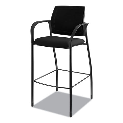 HON® wholesale. HON® Ignition 2.0 Ilira-stretch Mesh Back Cafe Height Stool, Supports Up To 300 Lbs., Black Seat-black Back, Black Base. HSD Wholesale: Janitorial Supplies, Breakroom Supplies, Office Supplies.