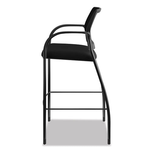 HON® wholesale. HON® Ignition 2.0 Ilira-stretch Mesh Back Cafe Height Stool, Supports Up To 300 Lbs., Black Seat-black Back, Black Base. HSD Wholesale: Janitorial Supplies, Breakroom Supplies, Office Supplies.