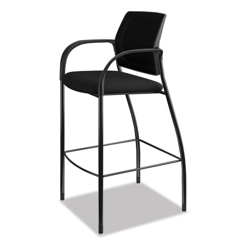 HON® wholesale. HON® Ignition 2.0 Ilira-stretch Mesh Back Cafe Height Stool, Supports Up To 300 Lbs., Black Seat-black Back, Black Base. HSD Wholesale: Janitorial Supplies, Breakroom Supplies, Office Supplies.