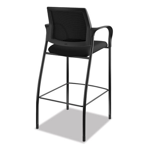 HON® wholesale. HON® Ignition 2.0 Ilira-stretch Mesh Back Cafe Height Stool, Supports Up To 300 Lbs., Black Seat-black Back, Black Base. HSD Wholesale: Janitorial Supplies, Breakroom Supplies, Office Supplies.