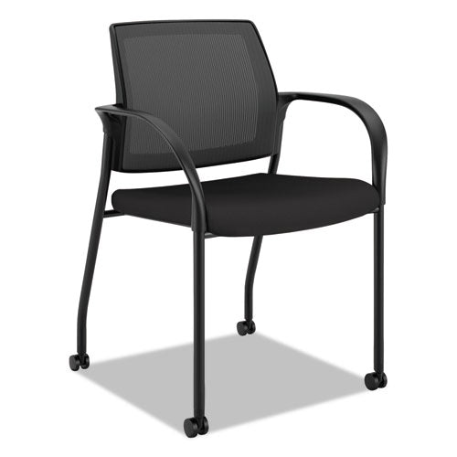 HON® wholesale. HON® Ignition 2.0 4-way Stretch Mesh Back Mobile Stacking Chair, Black Seat-black Back, Black Base. HSD Wholesale: Janitorial Supplies, Breakroom Supplies, Office Supplies.