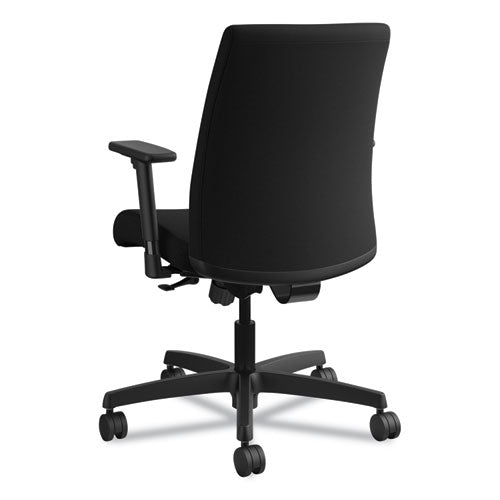 HON® wholesale. HON® Ignition Series Fabric Low-back Task Chair, Supports Up To 300 Lbs., Black Seat-black Back, Black Base. HSD Wholesale: Janitorial Supplies, Breakroom Supplies, Office Supplies.