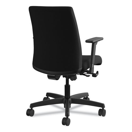 HON® wholesale. HON® Ignition Series Fabric Low-back Task Chair, Supports Up To 300 Lbs., Black Seat-black Back, Black Base. HSD Wholesale: Janitorial Supplies, Breakroom Supplies, Office Supplies.