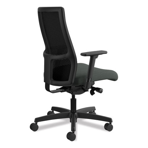 HON® wholesale. HON® Ignition Series Mesh Mid-back Work Chair, Supports Up To 300 Lbs., Iron Ore Seat-black Back, Black Base. HSD Wholesale: Janitorial Supplies, Breakroom Supplies, Office Supplies.