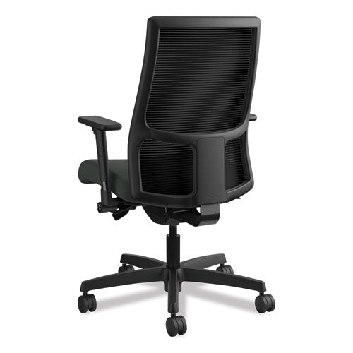 HON® wholesale. HON® Ignition Series Mesh Mid-back Work Chair, Supports Up To 300 Lbs., Iron Ore Seat-black Back, Black Base. HSD Wholesale: Janitorial Supplies, Breakroom Supplies, Office Supplies.