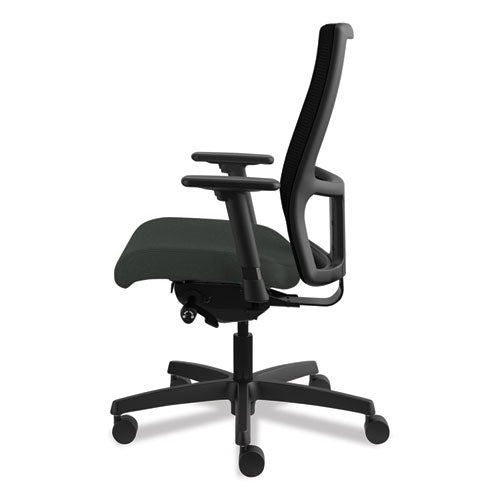 HON® wholesale. HON® Ignition Series Mesh Mid-back Work Chair, Supports Up To 300 Lbs., Iron Ore Seat-black Back, Black Base. HSD Wholesale: Janitorial Supplies, Breakroom Supplies, Office Supplies.