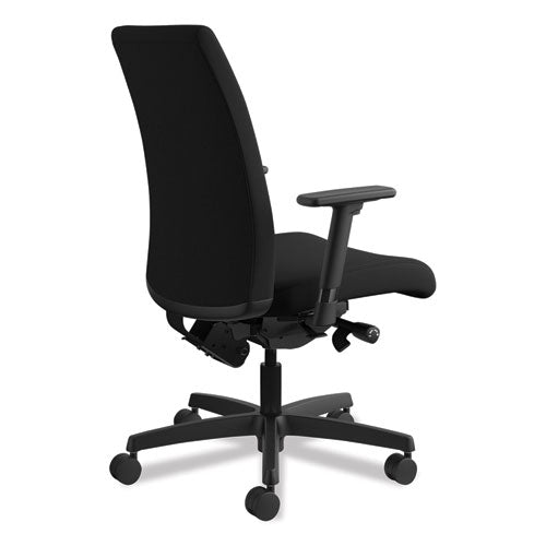 HON® wholesale. HON® Ignition Series Mid-back Work Chair, Supports Up To 300 Lbs., Black Seat-black Back, Black Base. HSD Wholesale: Janitorial Supplies, Breakroom Supplies, Office Supplies.