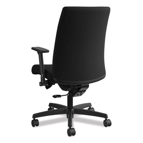 HON® wholesale. HON® Ignition Series Mid-back Work Chair, Supports Up To 300 Lbs., Black Seat-black Back, Black Base. HSD Wholesale: Janitorial Supplies, Breakroom Supplies, Office Supplies.