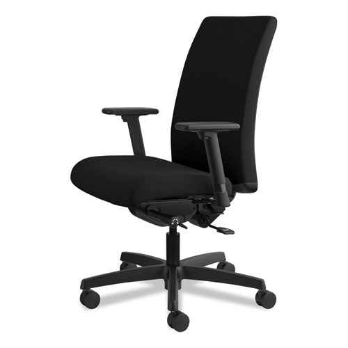 HON® wholesale. HON® Ignition Series Mid-back Work Chair, Supports Up To 300 Lbs., Black Seat-black Back, Black Base. HSD Wholesale: Janitorial Supplies, Breakroom Supplies, Office Supplies.