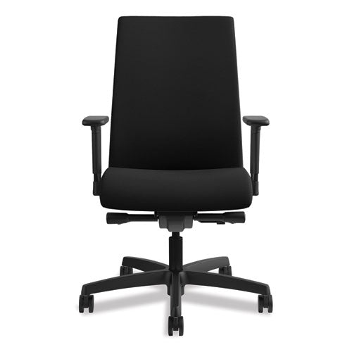 HON® wholesale. HON® Ignition Series Mid-back Work Chair, Supports Up To 300 Lbs., Black Seat-black Back, Black Base. HSD Wholesale: Janitorial Supplies, Breakroom Supplies, Office Supplies.