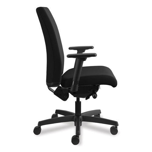 HON® wholesale. HON® Ignition Series Mid-back Work Chair, Supports Up To 300 Lbs., Black Seat-black Back, Black Base. HSD Wholesale: Janitorial Supplies, Breakroom Supplies, Office Supplies.