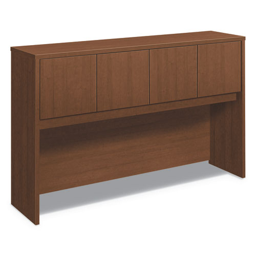 HON® wholesale. HON® Foundation Hutch With Doors, Compartment, 60w X 14.63d X 37.13h, Shaker Cherry. HSD Wholesale: Janitorial Supplies, Breakroom Supplies, Office Supplies.