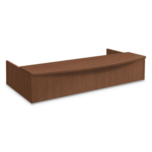 HON® wholesale. HON® Foundation Reception Station With Bow Front, 72" X 36" X 14.25", Shaker Cherry. HSD Wholesale: Janitorial Supplies, Breakroom Supplies, Office Supplies.