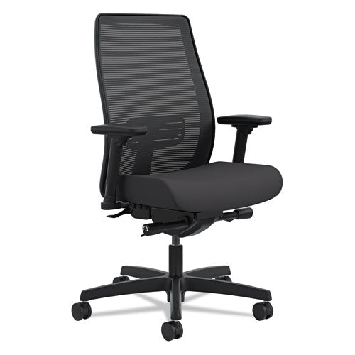 HON® wholesale. HON® Endorse Mesh Mid-back Work Chair, Supports Up To 300 Lbs., Black Seat-black Back, Black Base. HSD Wholesale: Janitorial Supplies, Breakroom Supplies, Office Supplies.