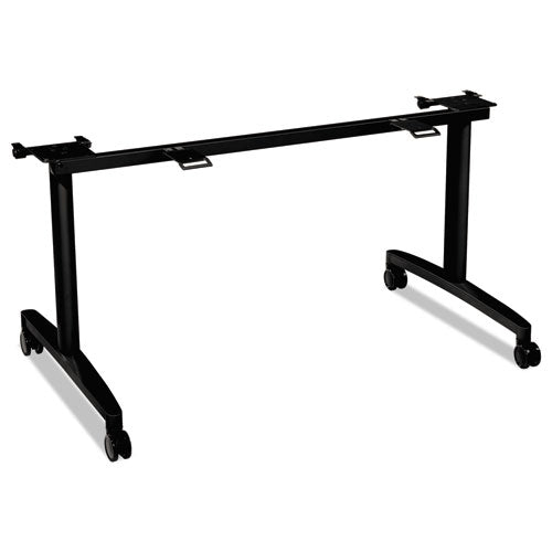 HON® wholesale. HON® Huddle Flip-top Base For 24" Deep Table Tops, 51-5-8w X 23-1-2d, Black. HSD Wholesale: Janitorial Supplies, Breakroom Supplies, Office Supplies.